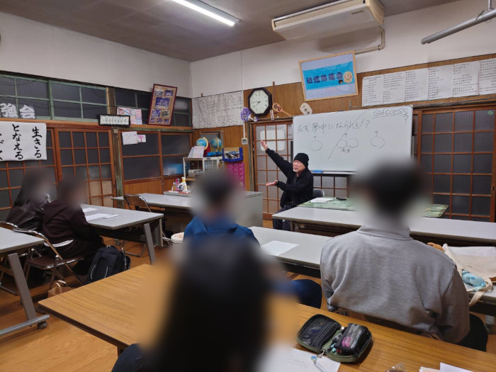 高３ホームルーム　生徒の様子